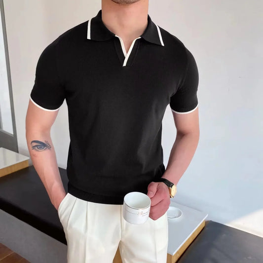 Classic Knit Polo Shirt