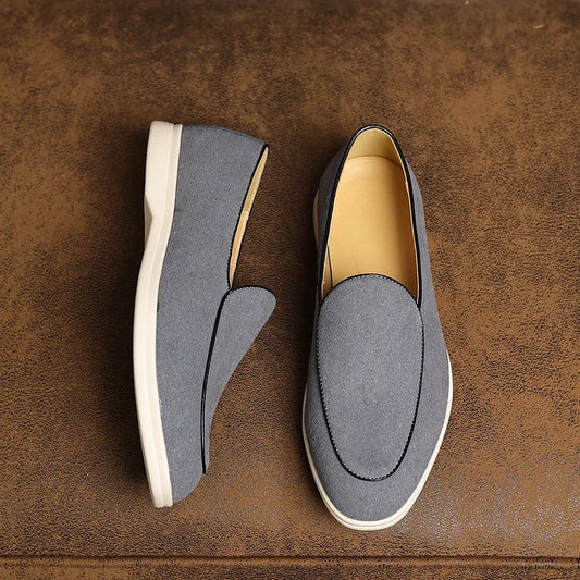 Suede moccasins