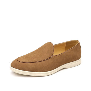 Suede moccasins