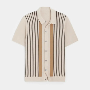 Retro Stripe Knit Shirt
